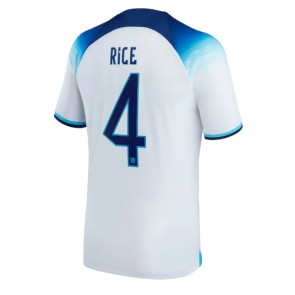 England Declan Rice #4 Replika Hjemmebanetrøje VM 2022 Kortærmet